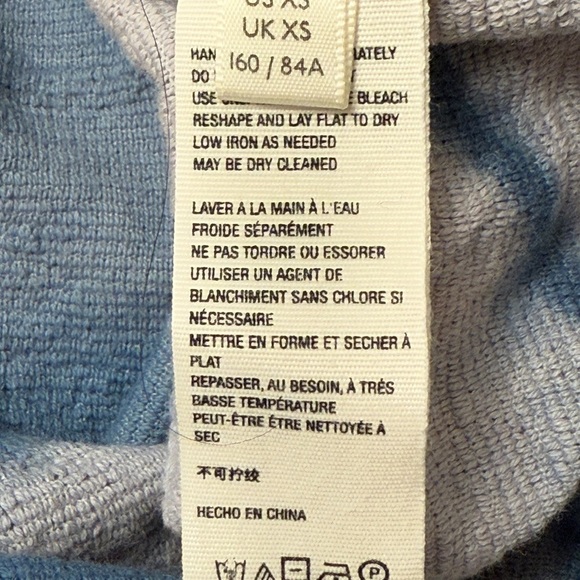 Free People Women’s Extra Small Sunrise Polo Henley Pullover Sweater Tie Dye - Picture 7 of 14